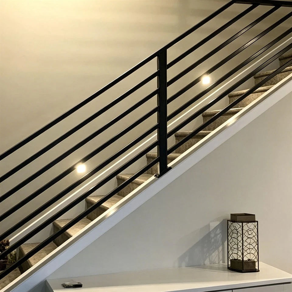 Power Coated Aluminum Handrail For Indoor Stairs